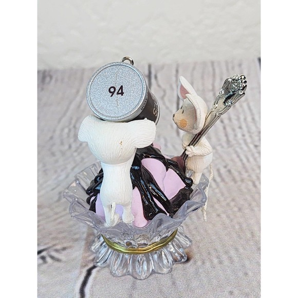 Hallmark Keepsake Christmas Ornament Vtg 1994 Friendship Sundae Hershey Syrup - Picture 6 of 6